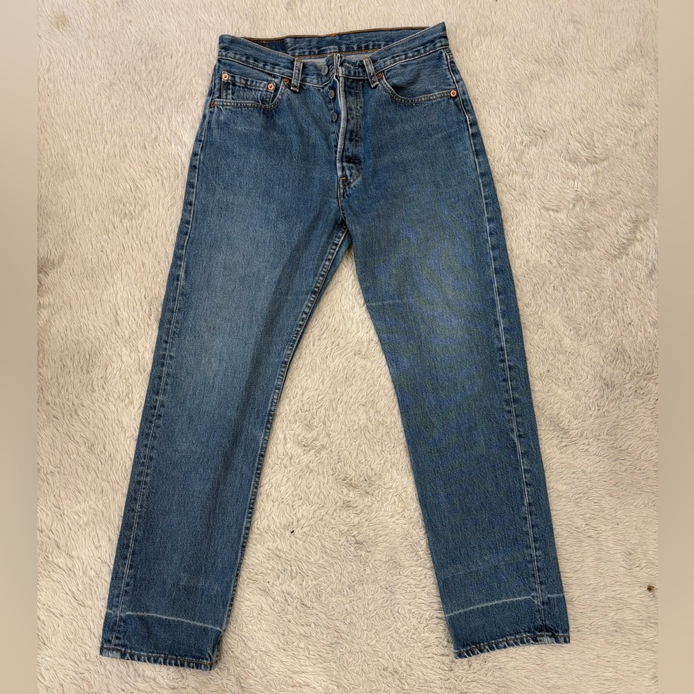 Women’s Blue Levi 501 Jeans